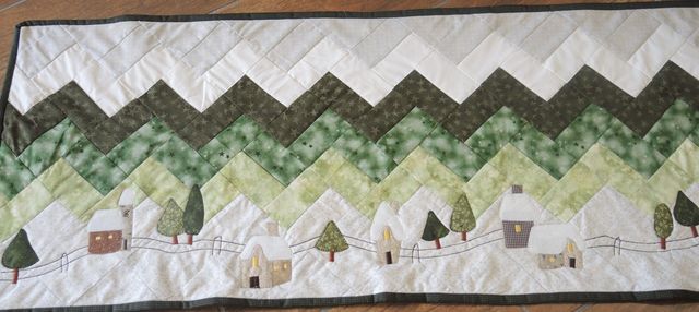 runner montagna zig zag quilt - Clicca l'immagine per chiudere